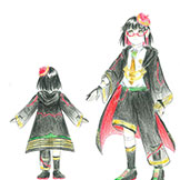 会津ぬりの学生